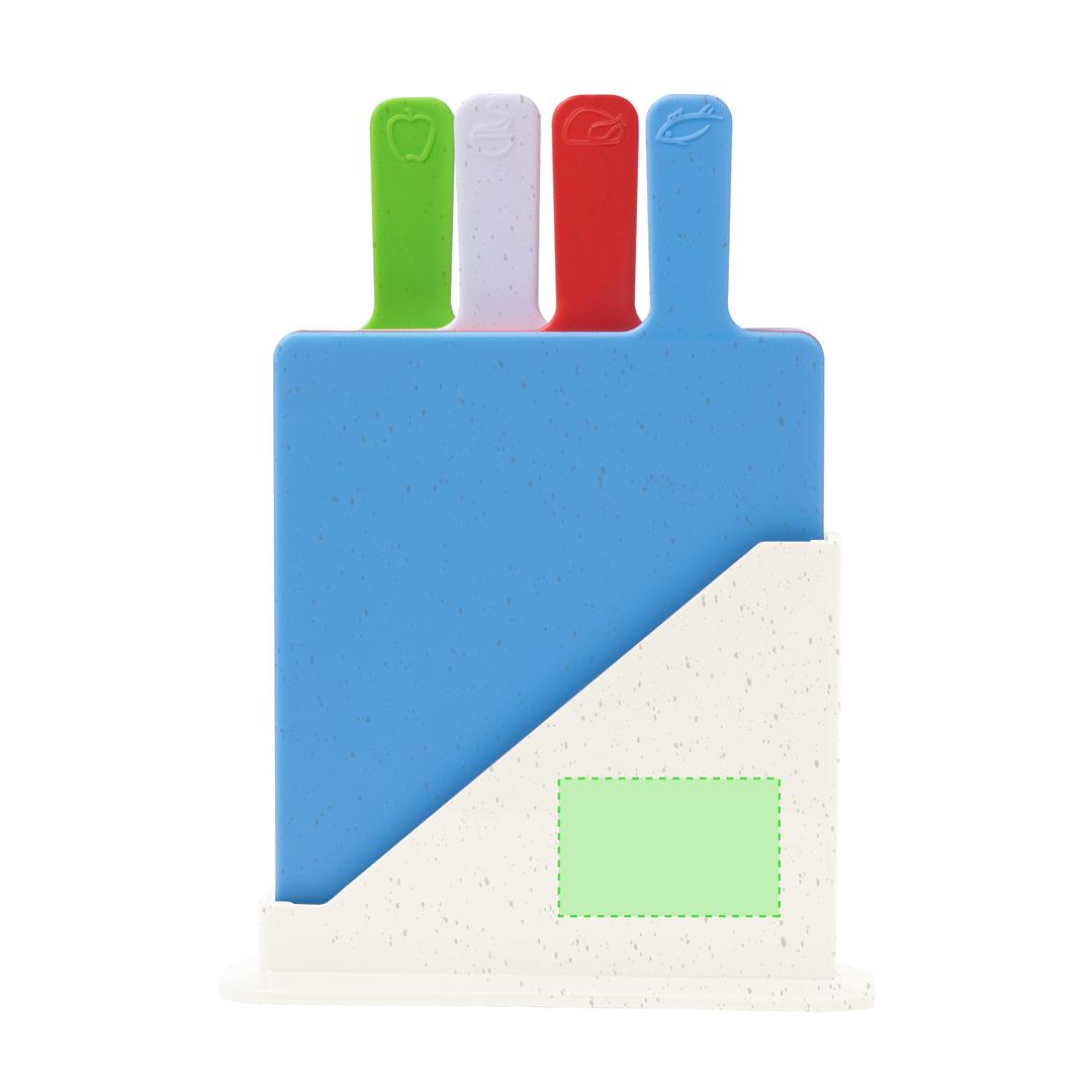 Set de tablas de corte de polipropileno 4 piezas