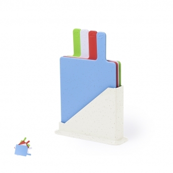 Set de tablas de corte de polipropileno 4 piezas