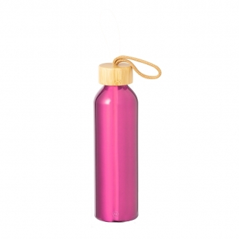 Bidón deportivo eco de aluminio reciclado y bambú 600 ml
