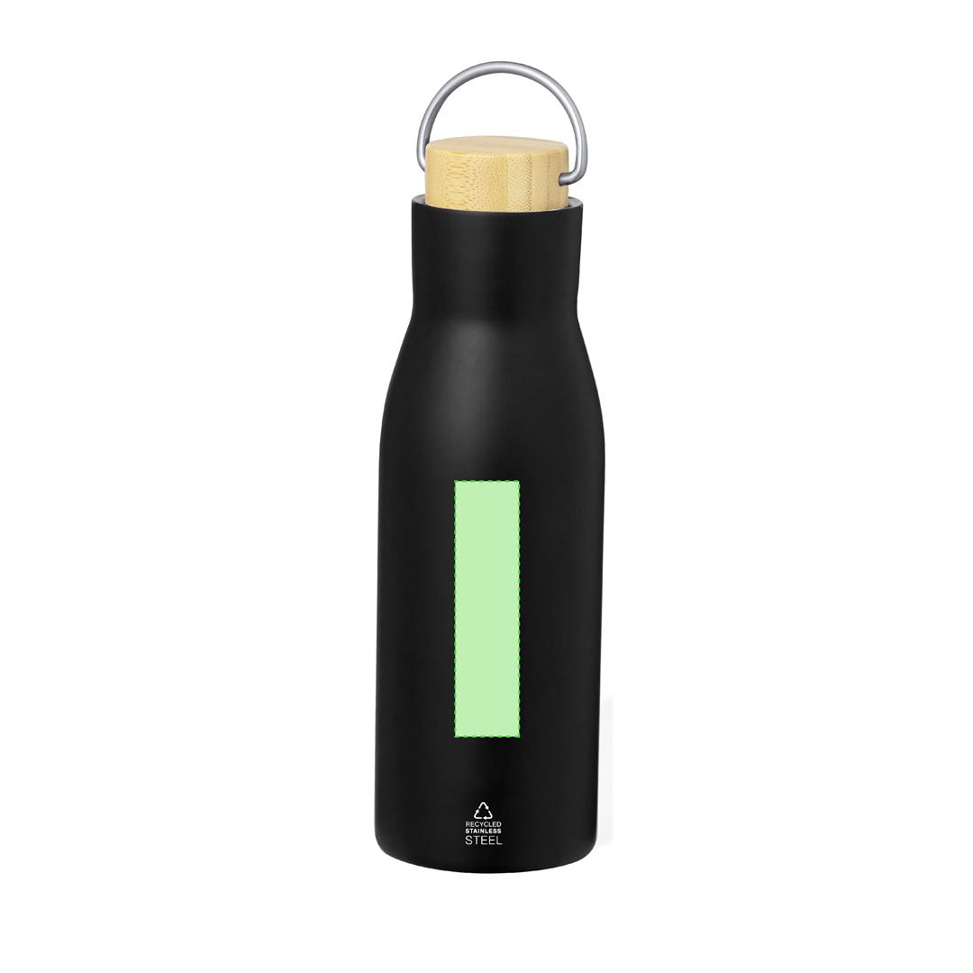 Botella térmica premium de acero inoxidable reciclado 500 ml
