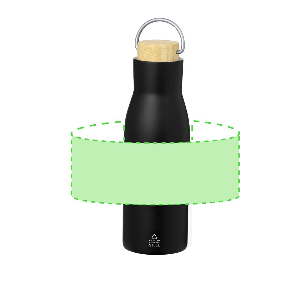 Botella térmica premium de acero inoxidable reciclado 500 ml