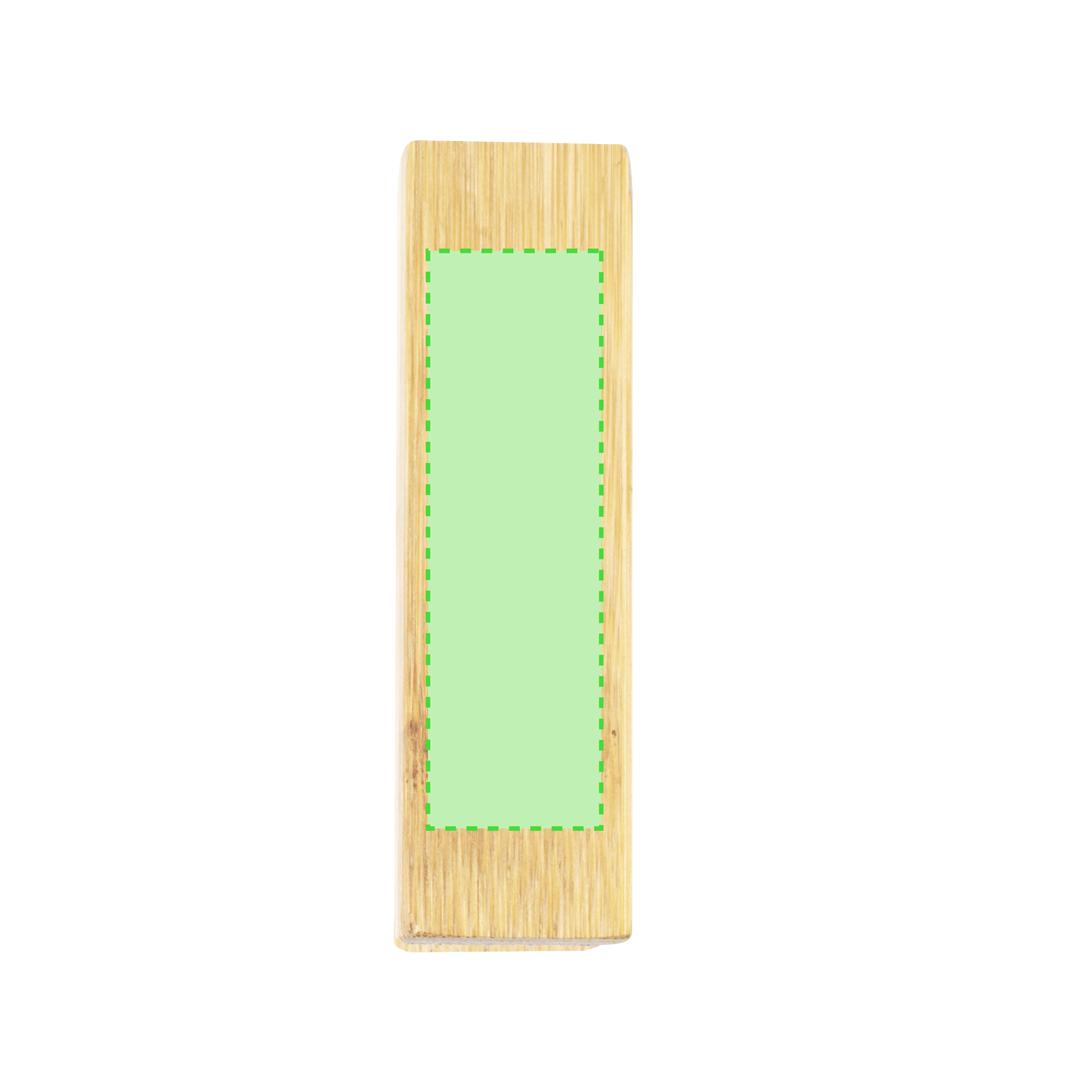 Grapadora de bambú natural con 50 grapas incluidas