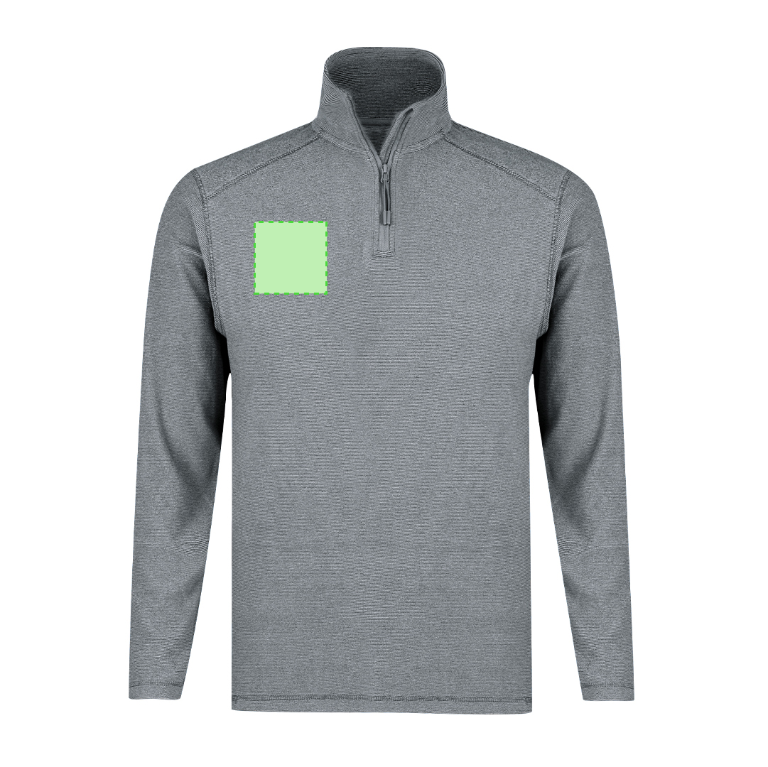 Forro polar Arsuk adulto — 100% poliéster micropolar 160 g/m² peinado con efecto melange, anti-pilling, cremallera cuello con solapa, varios colores, tallas XS-XXL