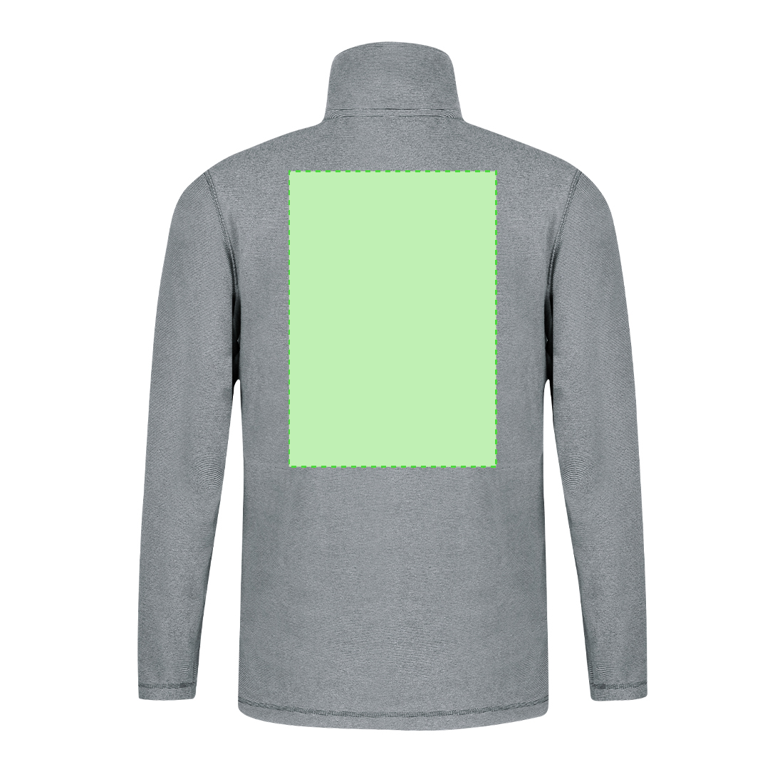 Forro polar Arsuk adulto — 100% poliéster micropolar 160 g/m² peinado con efecto melange, anti-pilling, cremallera cuello con solapa, varios colores, tallas XS-XXL