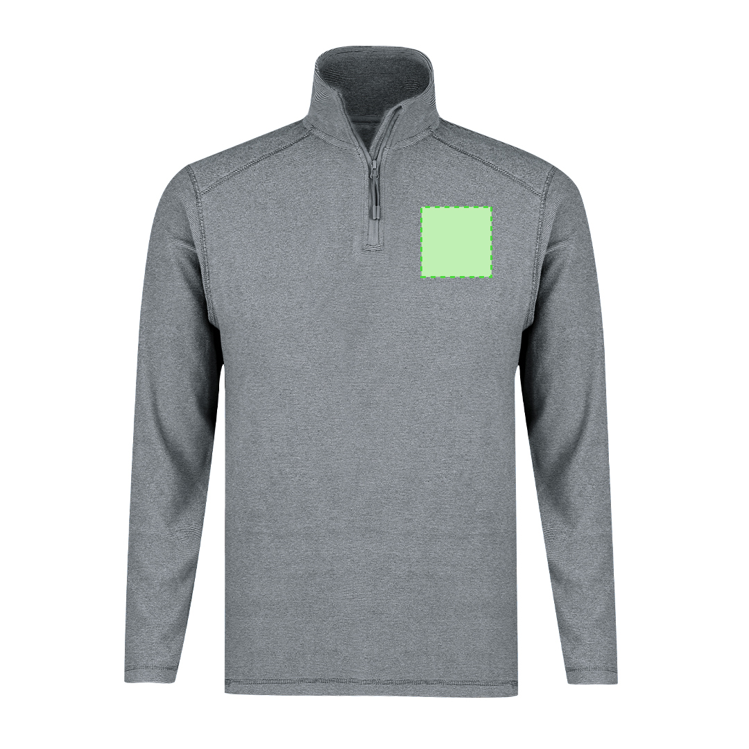 Forro polar Arsuk adulto — 100% poliéster micropolar 160 g/m² peinado con efecto melange, anti-pilling, cremallera cuello con solapa, varios colores, tallas XS-XXL