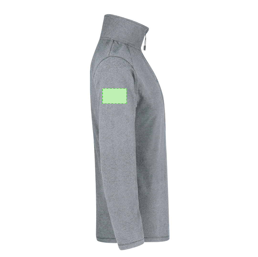 Forro polar Arsuk adulto — 100% poliéster micropolar 160 g/m² peinado con efecto melange, anti-pilling, cremallera cuello con solapa, varios colores, tallas XS-XXL