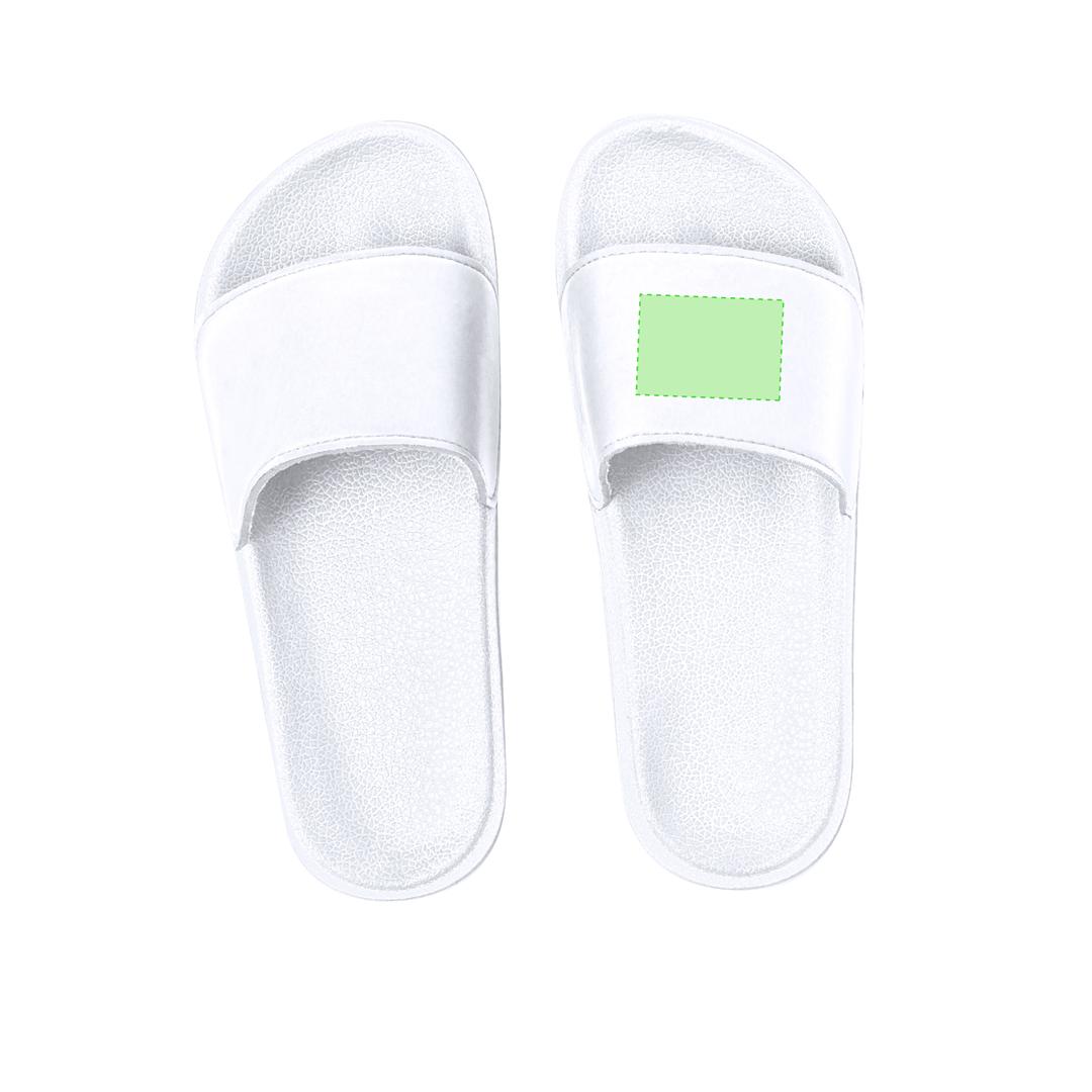 Par de chanclas EVA y PU con tira ergonómica de PVC y suela de alta durabilidad en 5 tallas y variados colores vivos