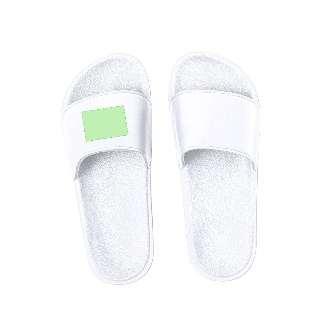 Par de chanclas EVA y PU con tira ergonómica de PVC y suela de alta durabilidad en 5 tallas y variados colores vivos
