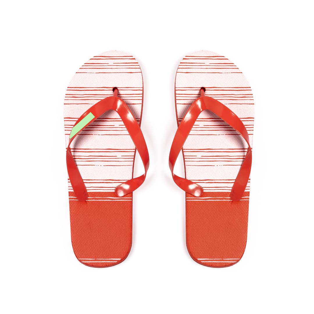 Par de chanclas EVA y PVC bicolor con diseño de suela atractivo en variados colores — tallas 36-38 y 42-44