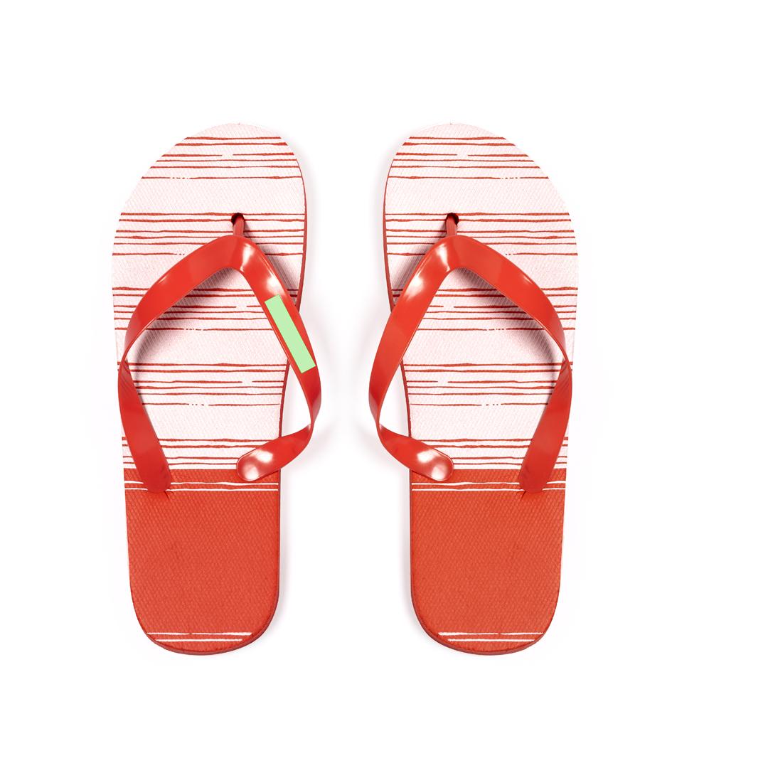 Par de chanclas EVA y PVC bicolor con diseño de suela atractivo en variados colores — tallas 36-38 y 42-44