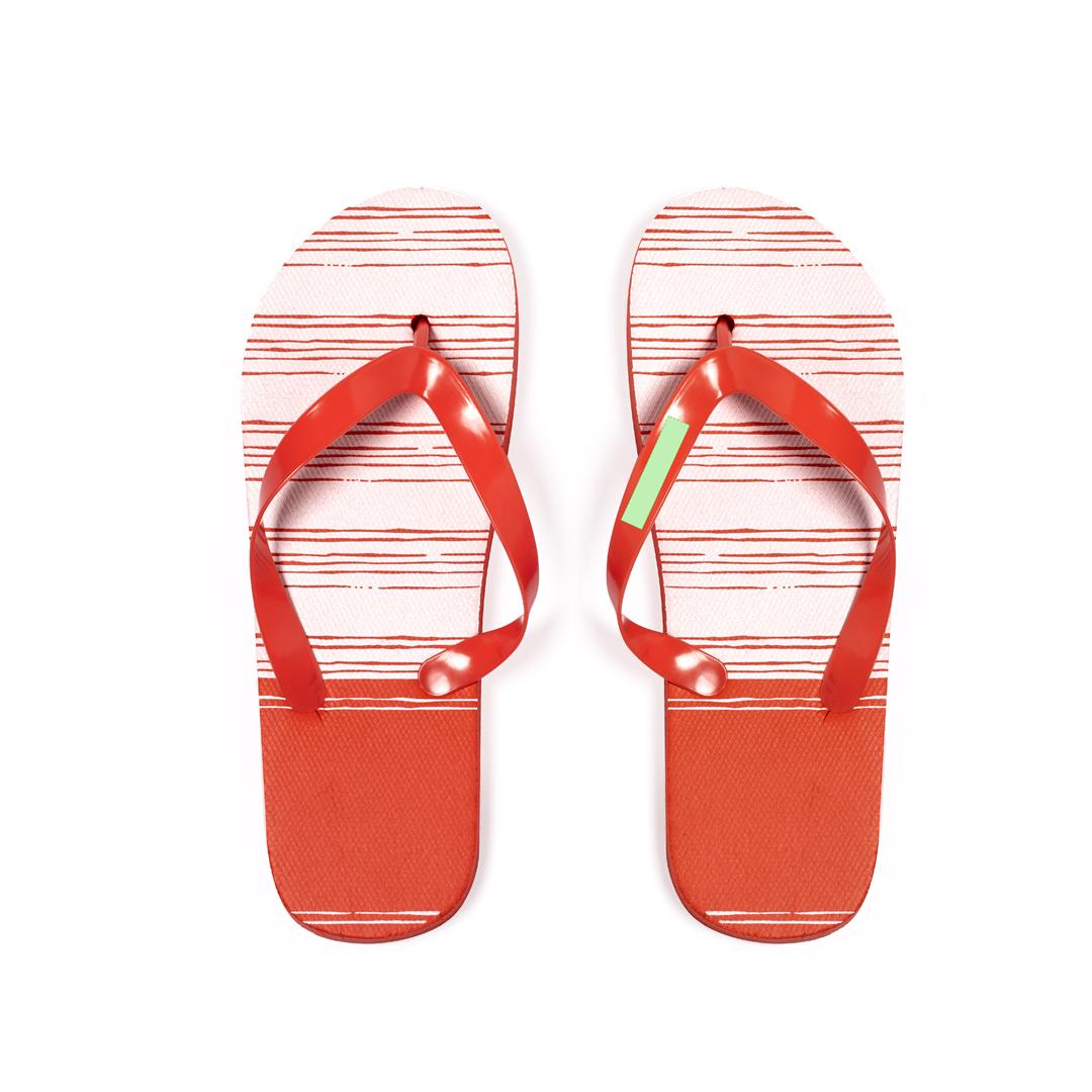 Par de chanclas EVA y PVC bicolor con diseño de suela atractivo en variados colores — tallas 36-38 y 42-44