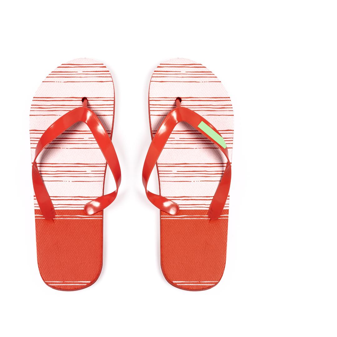 Par de chanclas EVA y PVC bicolor con diseño de suela atractivo en variados colores — tallas 36-38 y 42-44