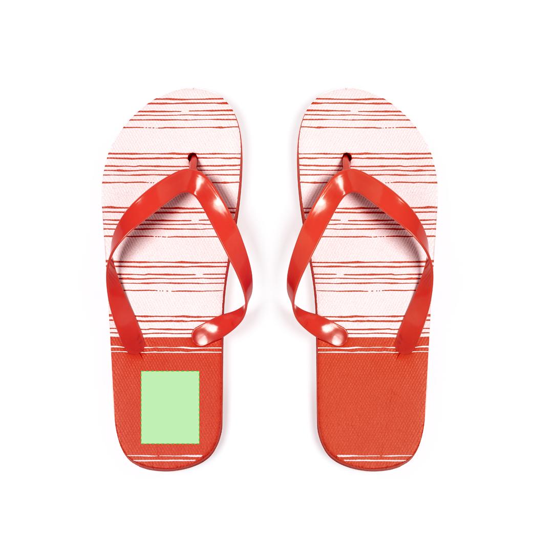 Par de chanclas EVA y PVC bicolor con diseño de suela atractivo en variados colores — tallas 36-38 y 42-44