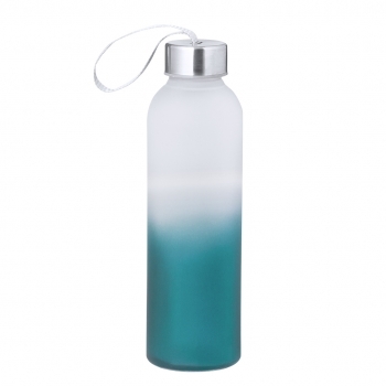 Bidón de cristal estilizado con acero inoxidable 500 ml