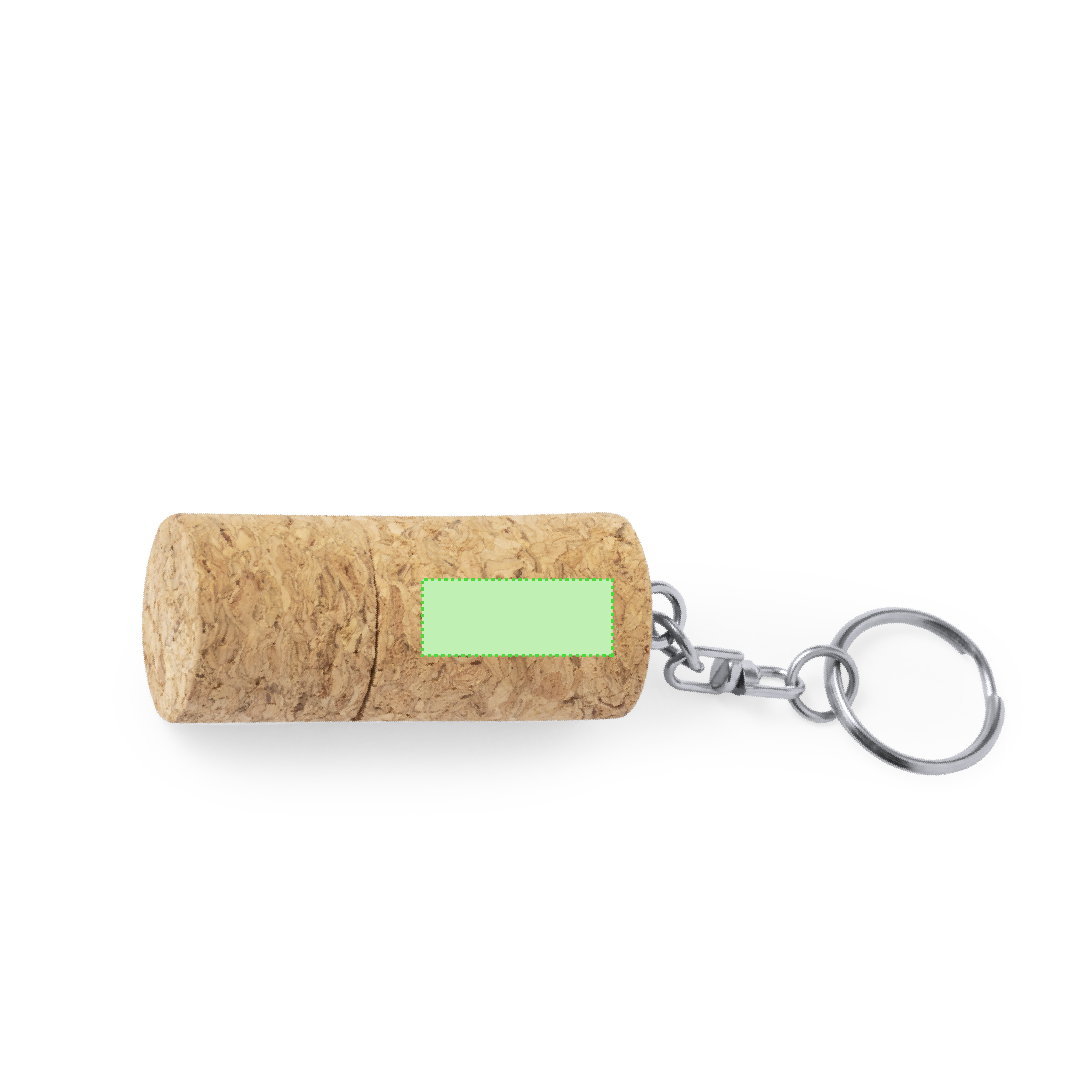 Set tecnológico de corcho con bloc de 80 hojas, bolígrafo y memoria USB 16GB
