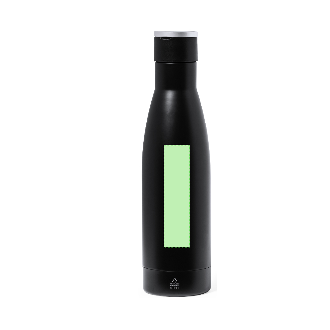 Set circular RCS con bidón térmico acero reciclado 500ml y bloc RPET 80 hojas