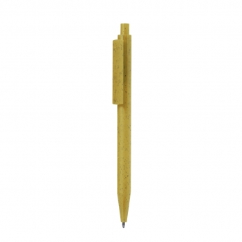 Bolígrafo de caña de trigo de pulsador compacto