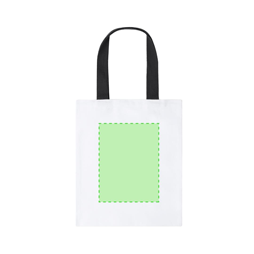 Bolsa de lona natural con asas cortas 34×40 cm