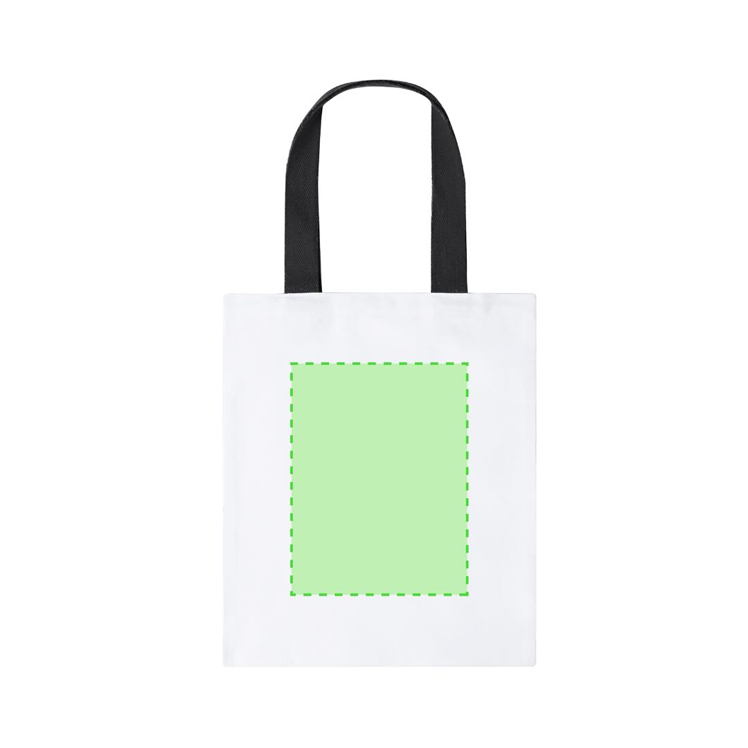 Bolsa de lona natural con asas cortas 34×40 cm