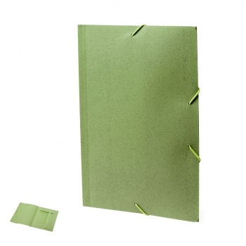 Carpeta portadocumentos de caña de trigo y polipropileno