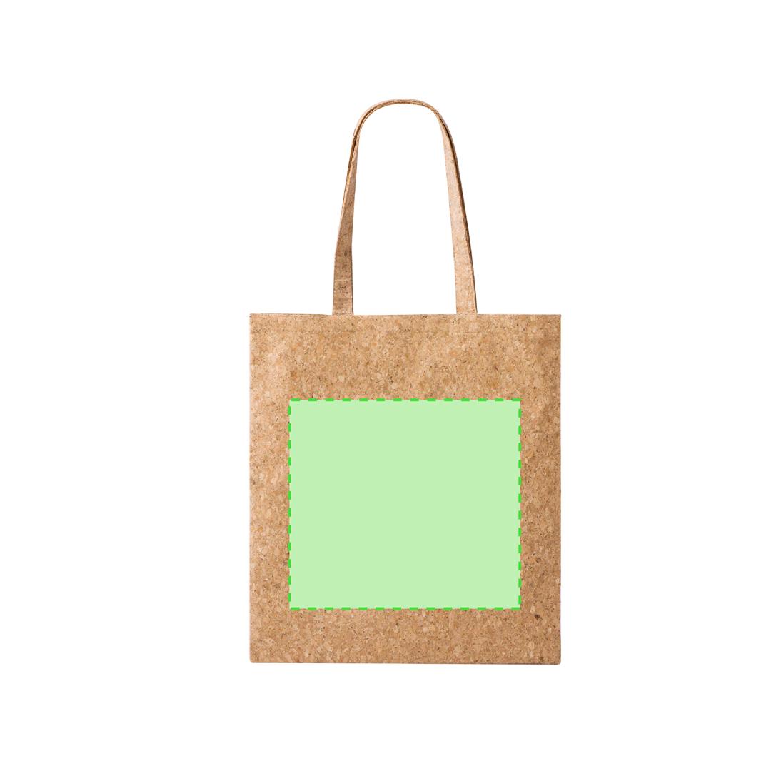 Bolsa de corcho natural sin asas largas 35×40 cm