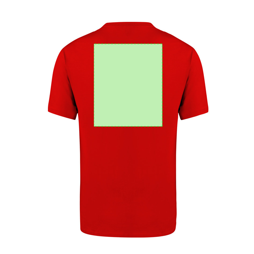Camiseta Seiyo adulto en color — 100% algodón Ring Spun peinado 160 g/m², tejido tubular con cuello canalé 2x2 y doble costura
