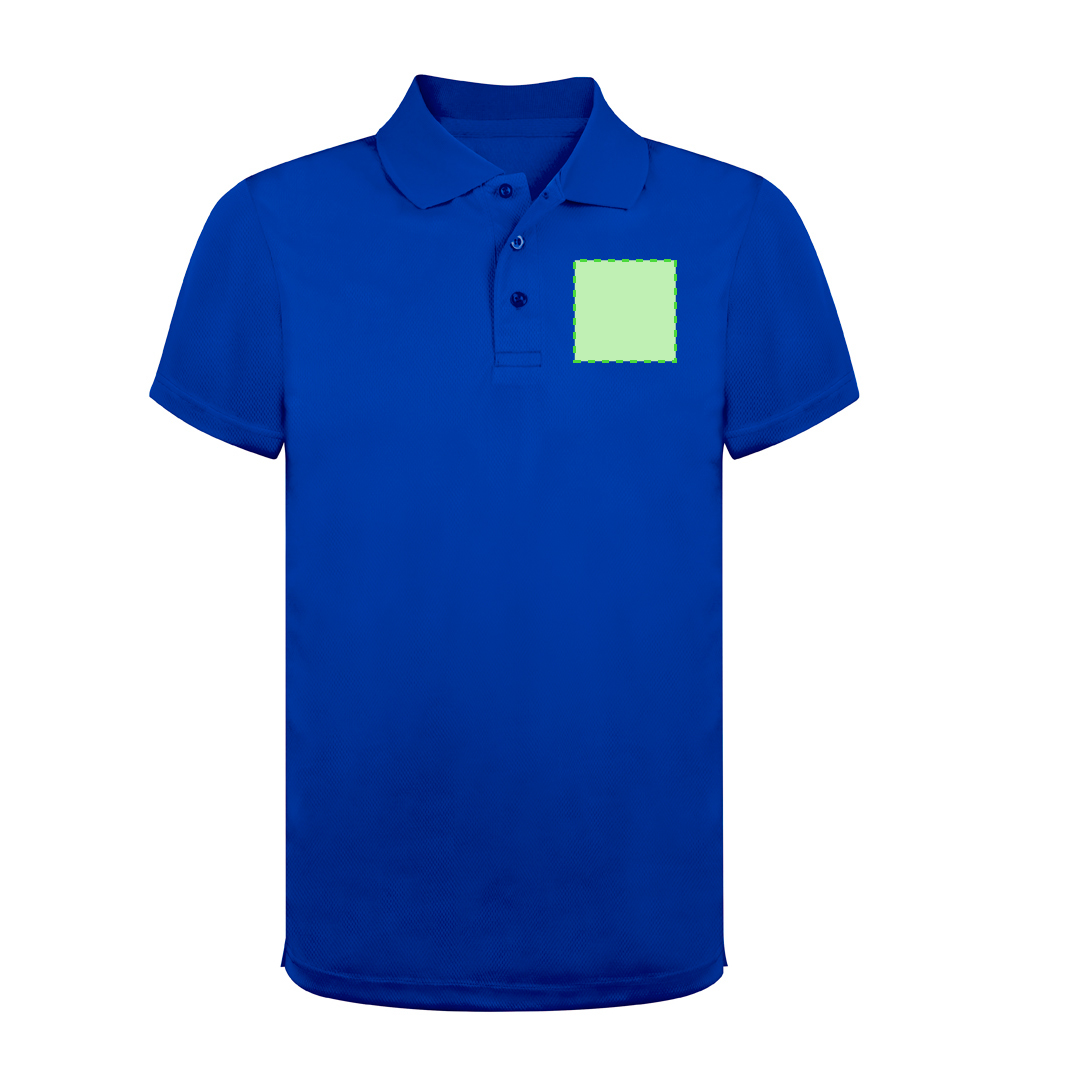 Polo técnico Tecnic Ratlam adulto — poliéster transpirable 160 g/m², 3 botones y aperturas laterales, amplia gama de colores, tallas XS-XXL