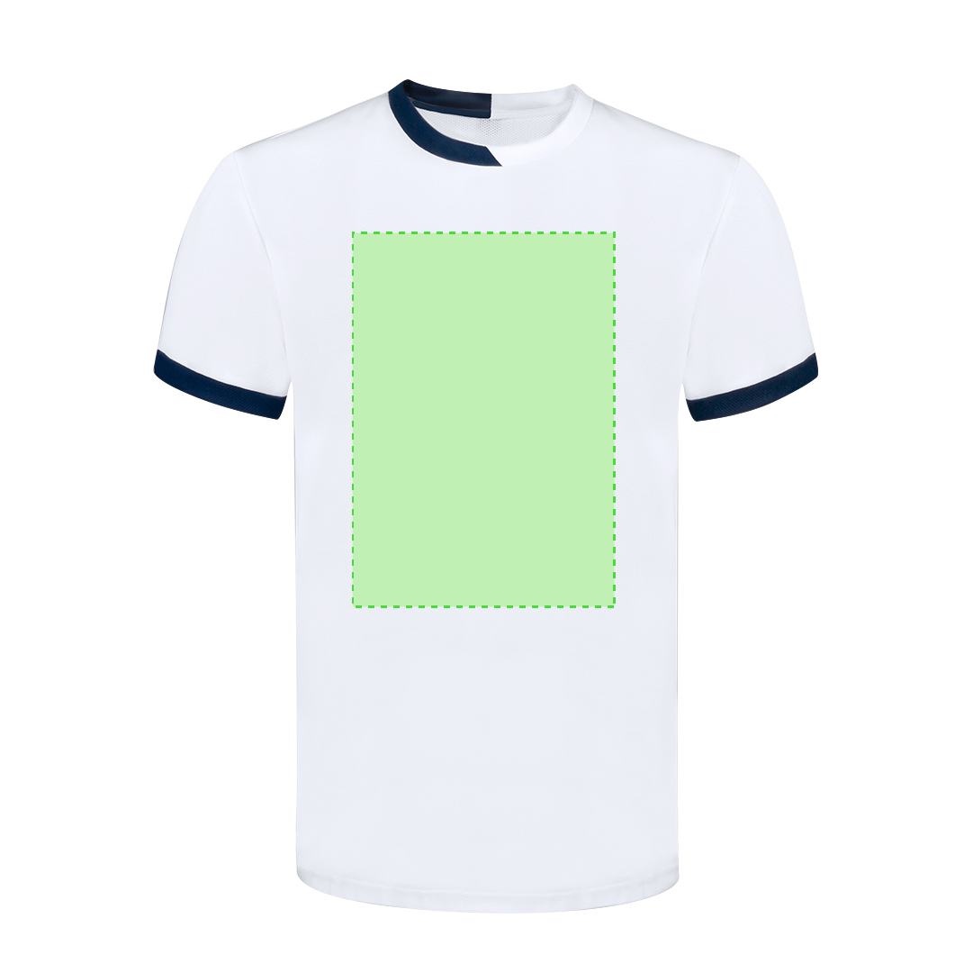 Camiseta técnica Tecnic Filmur adulto — poliéster transpirable 135 g/m² bicolor con detalles en contraste en mangas y cuello, tallas XS-XXL