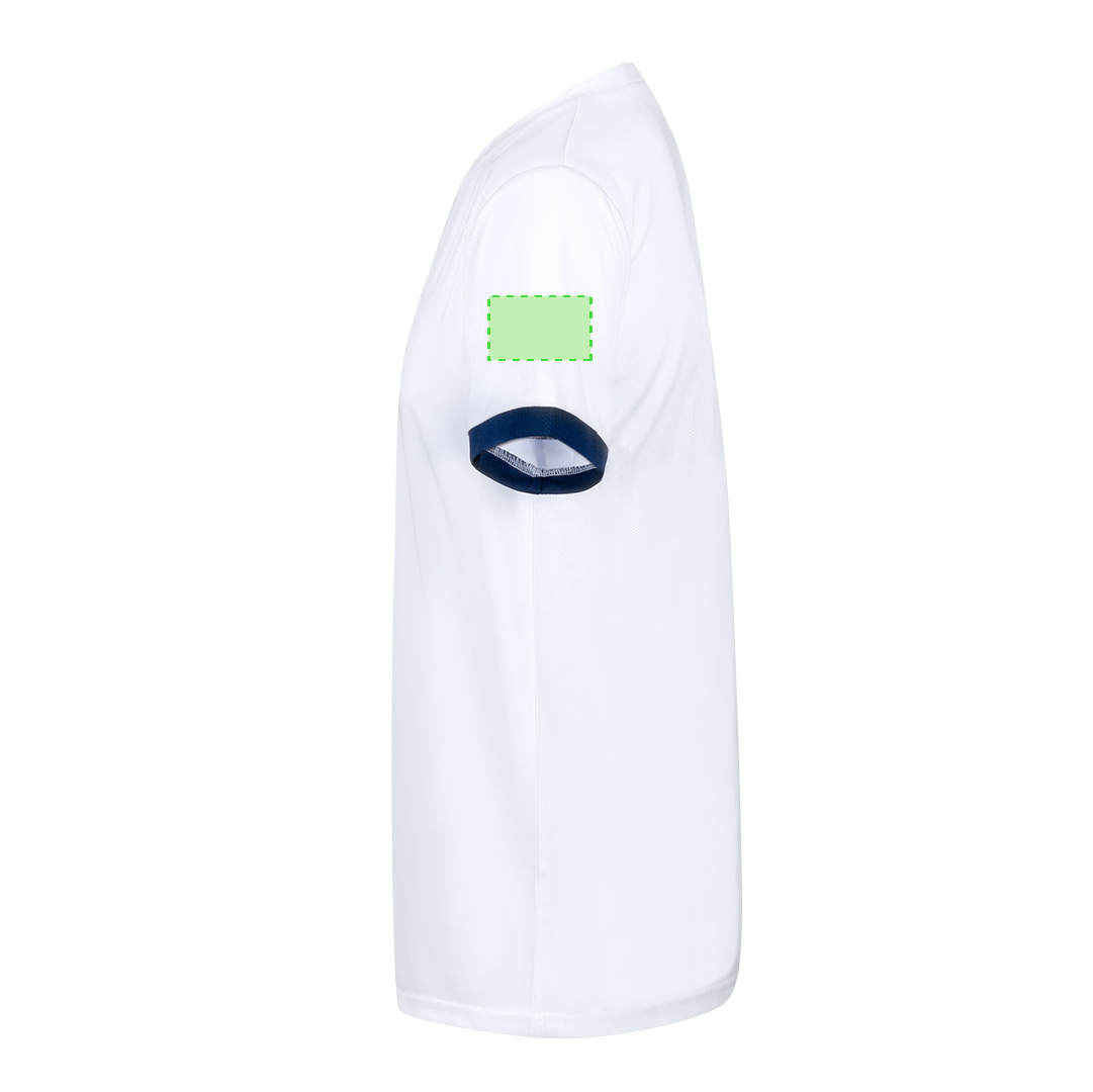 Camiseta técnica Tecnic Filmur adulto — poliéster transpirable 135 g/m² bicolor con detalles en contraste en mangas y cuello, tallas XS-XXL