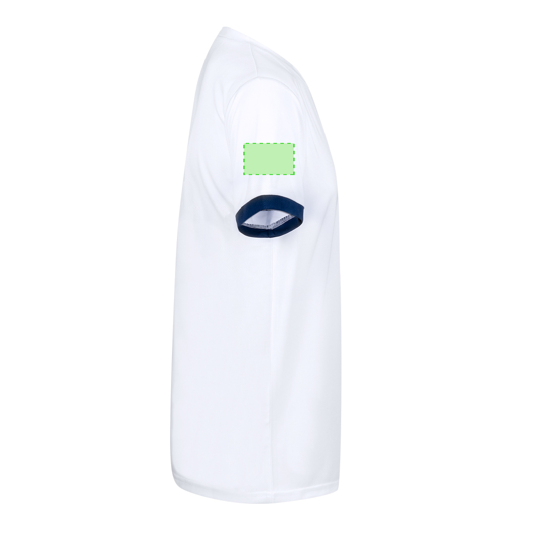 Camiseta técnica Tecnic Filmur adulto — poliéster transpirable 135 g/m² bicolor con detalles en contraste en mangas y cuello, tallas XS-XXL