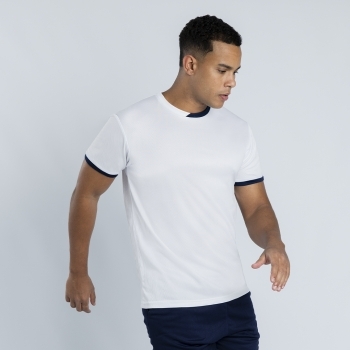 Camiseta técnica Tecnic Filmur adulto — poliéster transpirable 135 g/m² bicolor con detalles en contraste en mangas y cuello, tallas XS-XXL