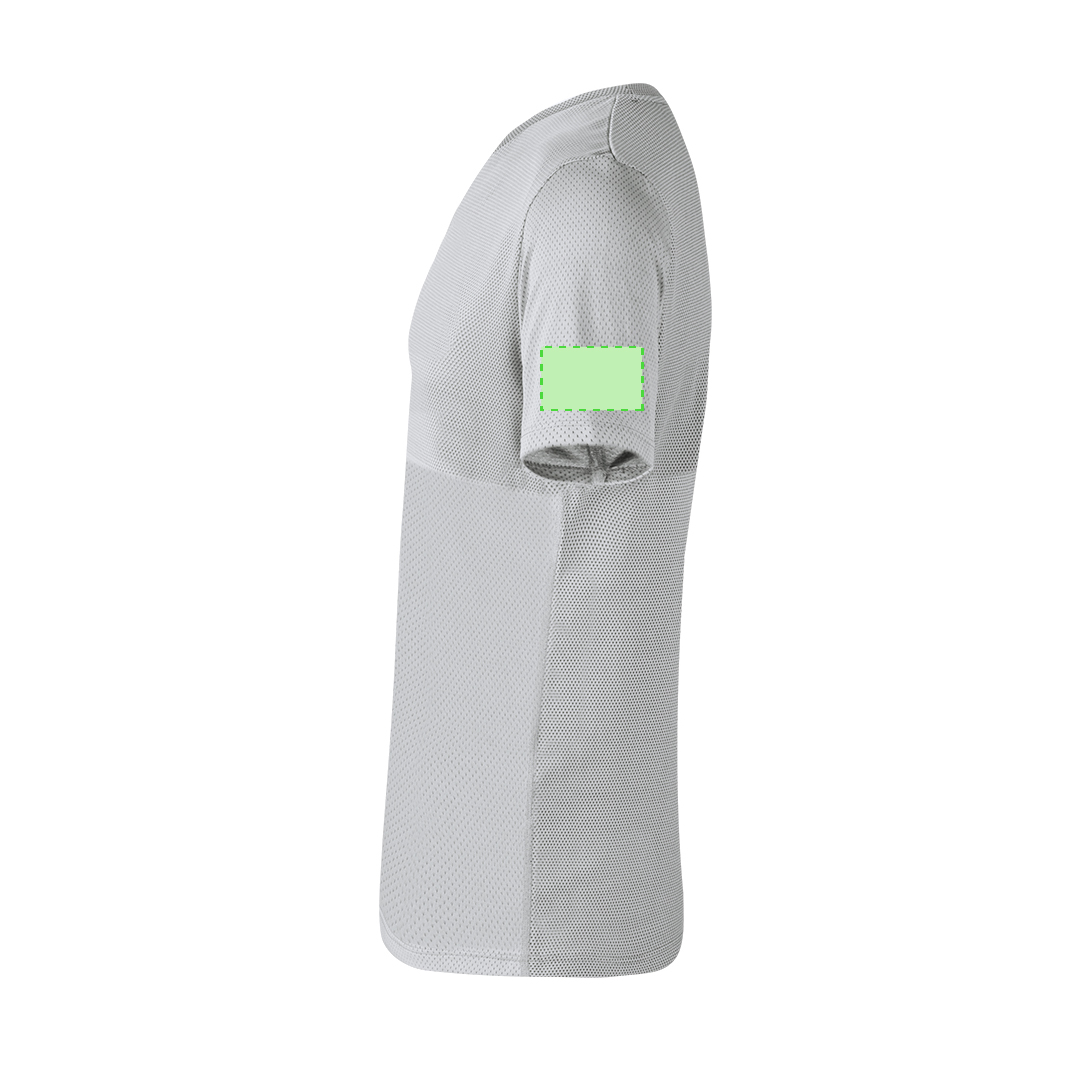 Camiseta técnica Tecnic Ulken adulto — poliéster transpirable microperforado 140 g/m² con cambio tonal entre pecho y cuerpo, tallas XS-XXL