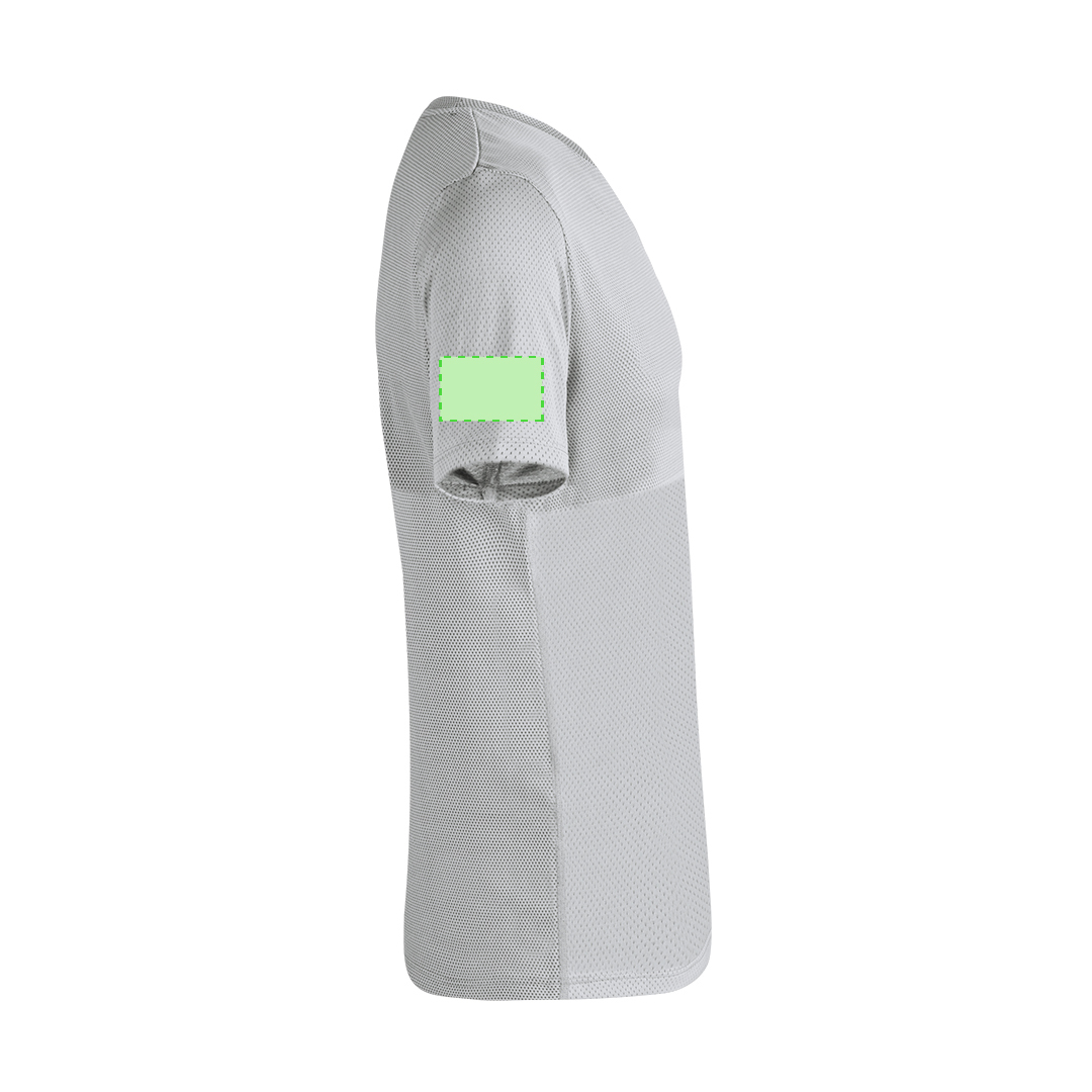 Camiseta técnica Tecnic Ulken adulto — poliéster transpirable microperforado 140 g/m² con cambio tonal entre pecho y cuerpo, tallas XS-XXL