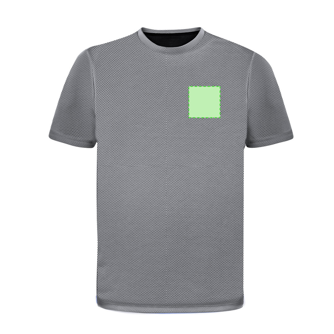 Camiseta técnica Tecnic Gelang adulto — poliéster transpirable microperforado 135 g/m², cuello redondo, varios colores, tallas XS-XXL