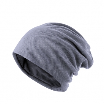 Gorro de alta calidad con exterior de poliéster canalé e interior de micropolar suave y cálido