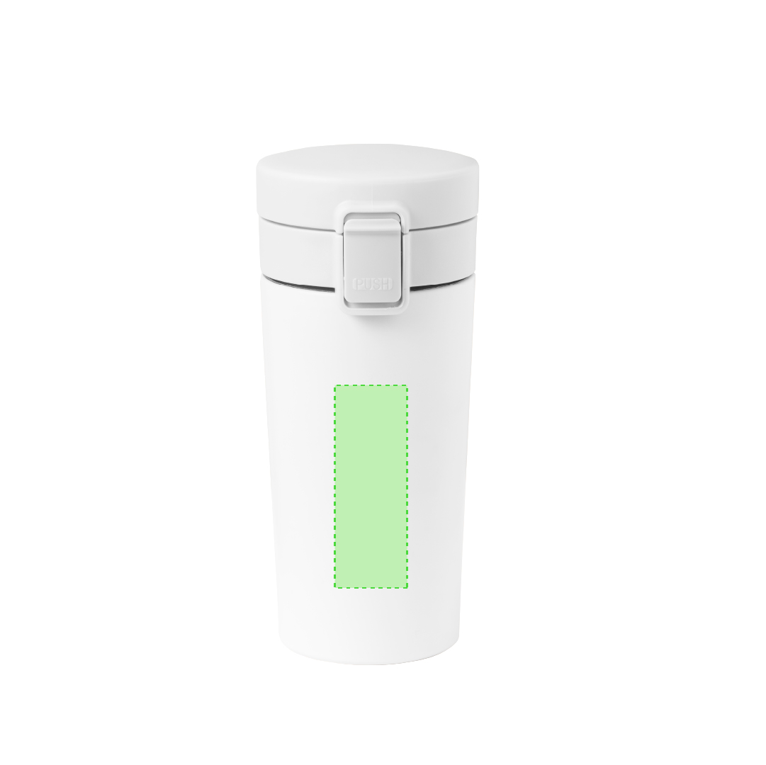 Vaso térmico de acero inoxidable formato medio-alto 380 ml
