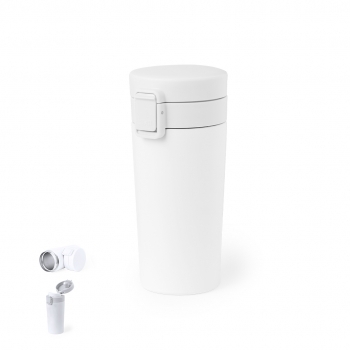 Vaso térmico de acero inoxidable formato medio-alto 380 ml