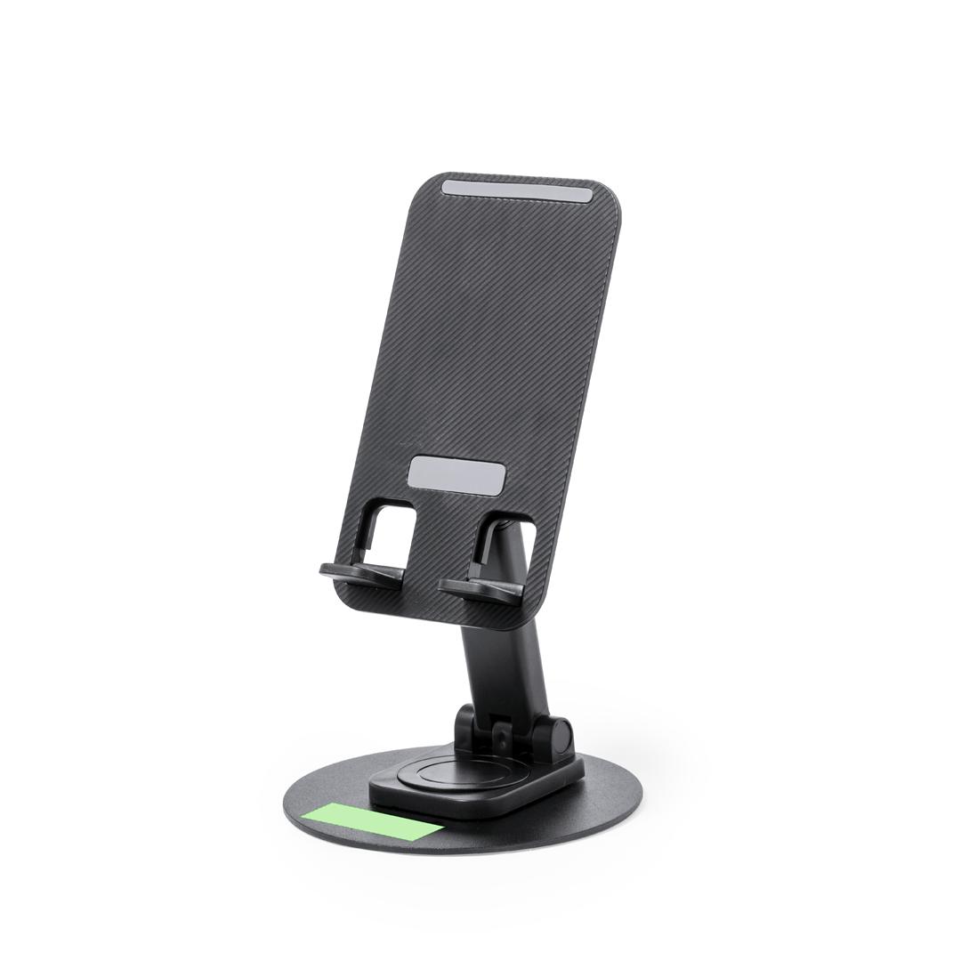 Soporte plegable de aluminio y ABS con ángulo regulable