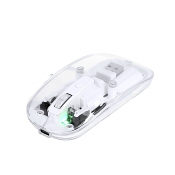 Ratón inalámbrico compacto con batería recargable de 300 mAh y DPI ajustable