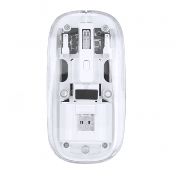 Ratón inalámbrico compacto con batería recargable de 300 mAh y DPI ajustable