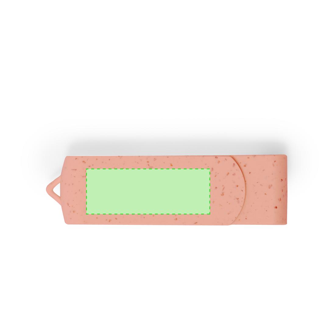 Memoria USB de 16GB en caña de trigo y ABS reciclado