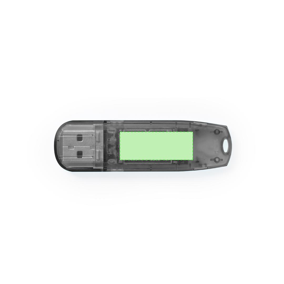 Memoria USB de 16GB en diseño ergonómico clásico