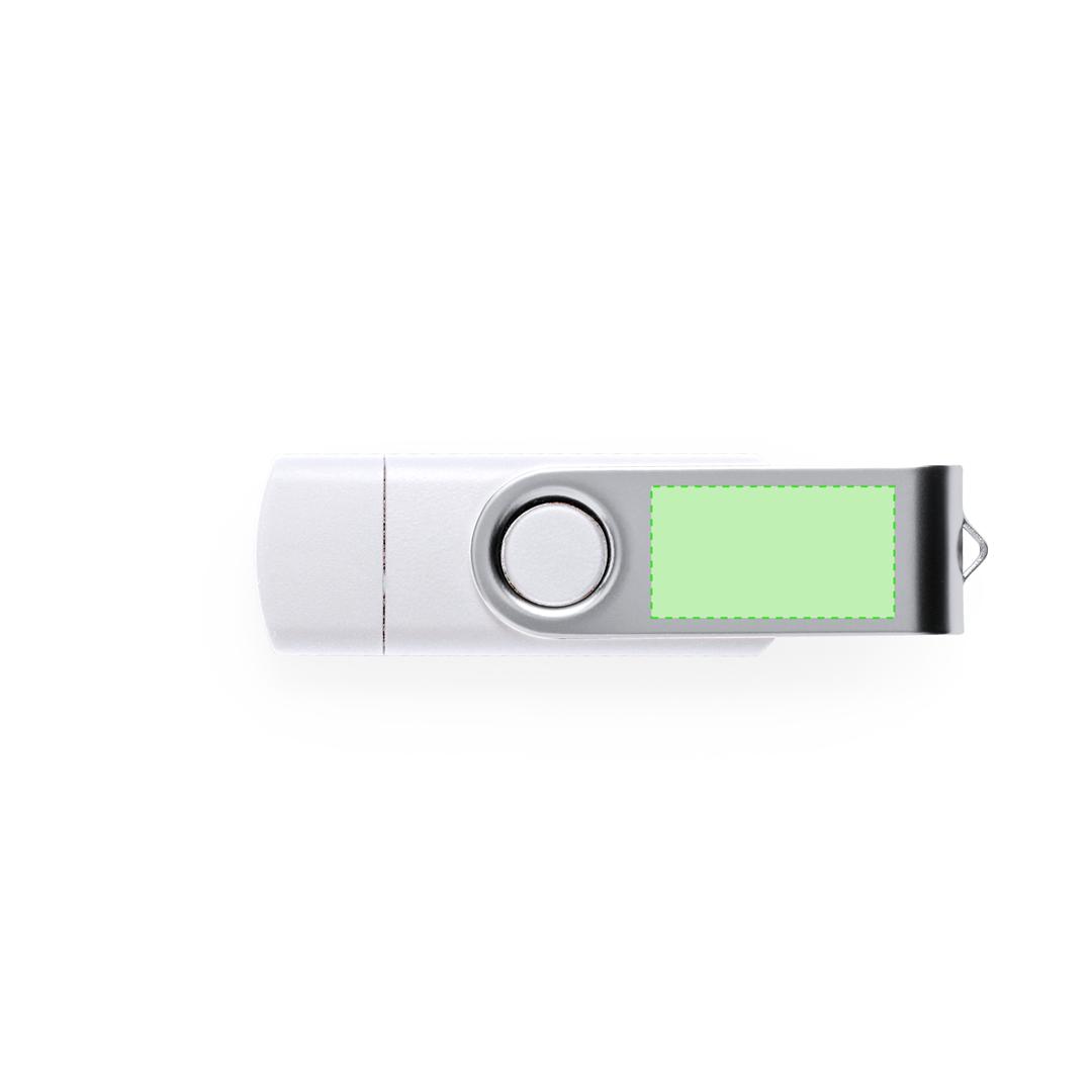 Memoria USB Tipo-C de 16GB con conector reversible para móviles