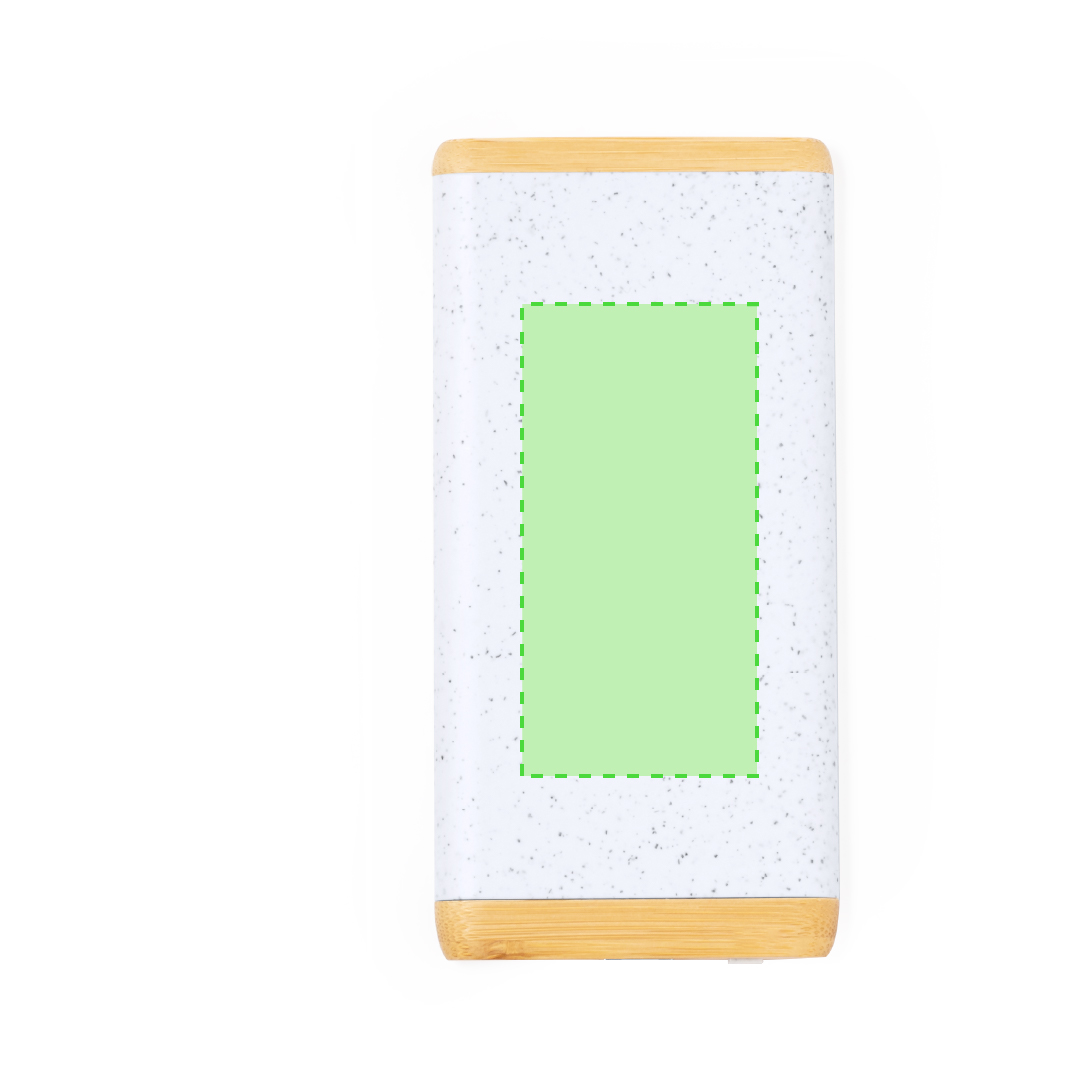 Powerbank de caña de trigo/ abs/ bambú de 5000 mAh