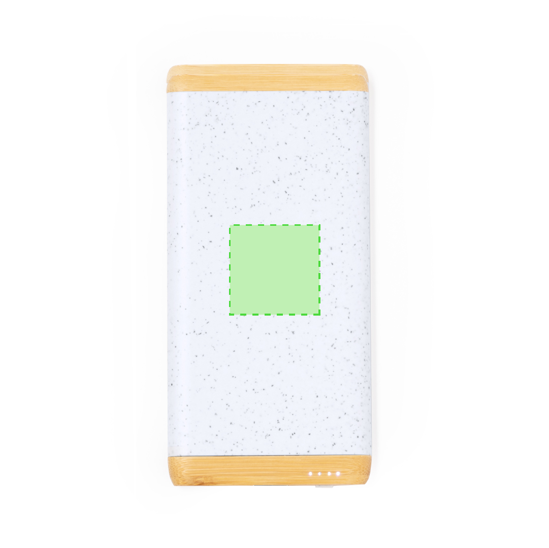 Powerbank de caña de trigo/ abs/ bambú de 5000 mAh