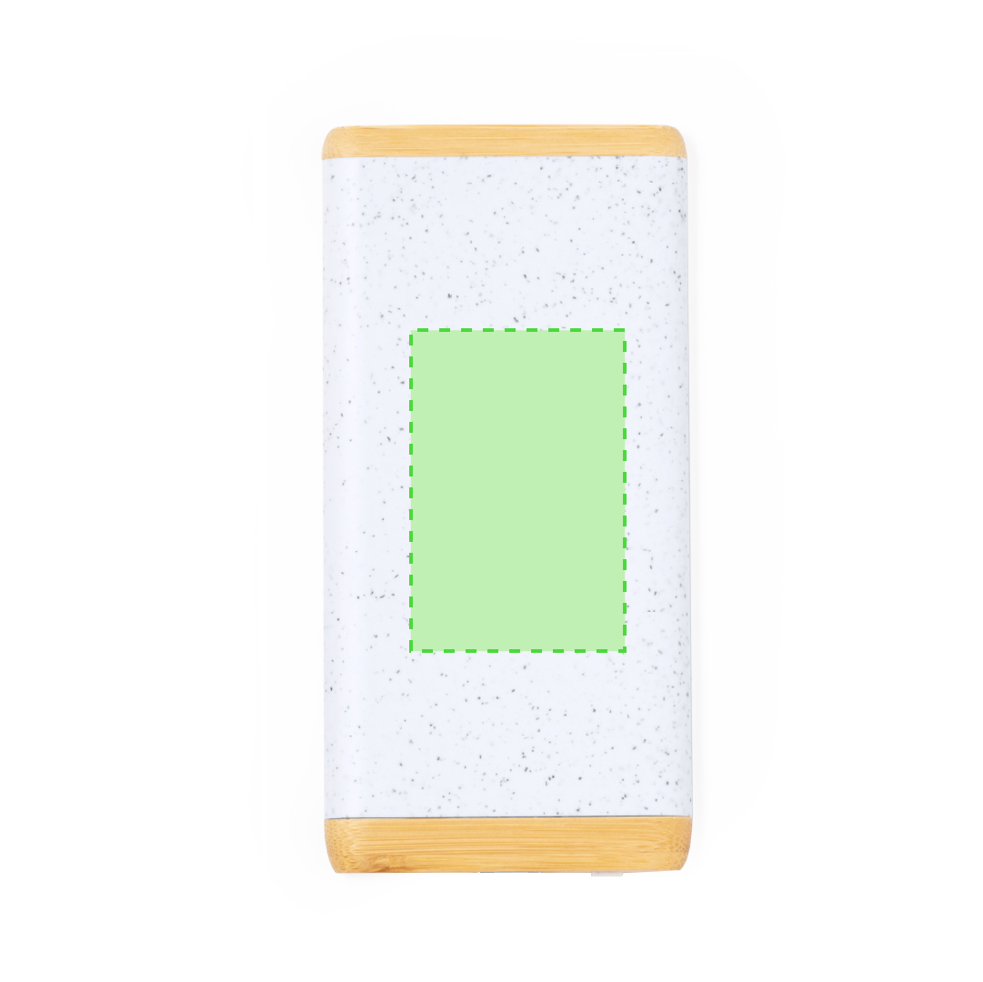 Powerbank de caña de trigo/ abs/ bambú de 5000 mAh