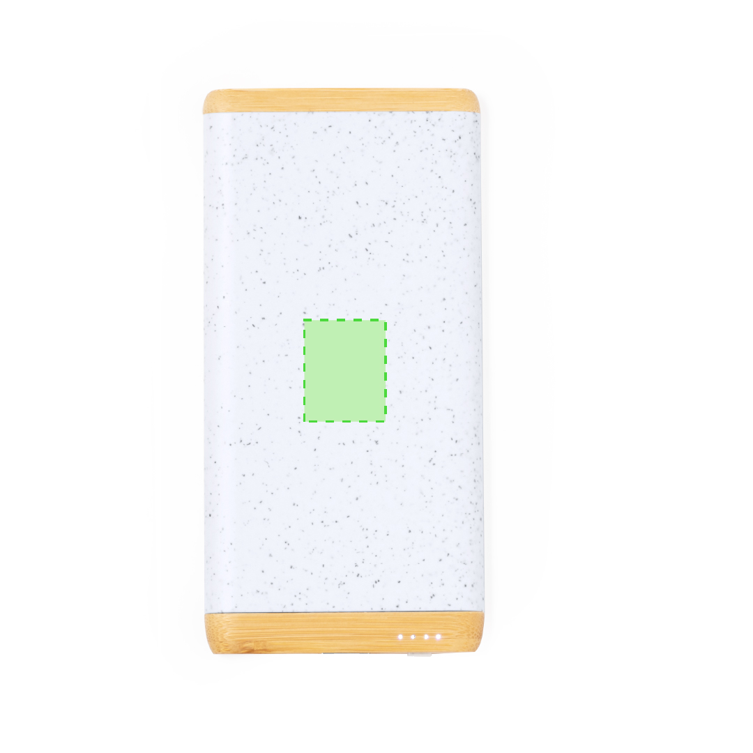 Powerbank de caña de trigo/ abs/ bambú de 5000 mAh