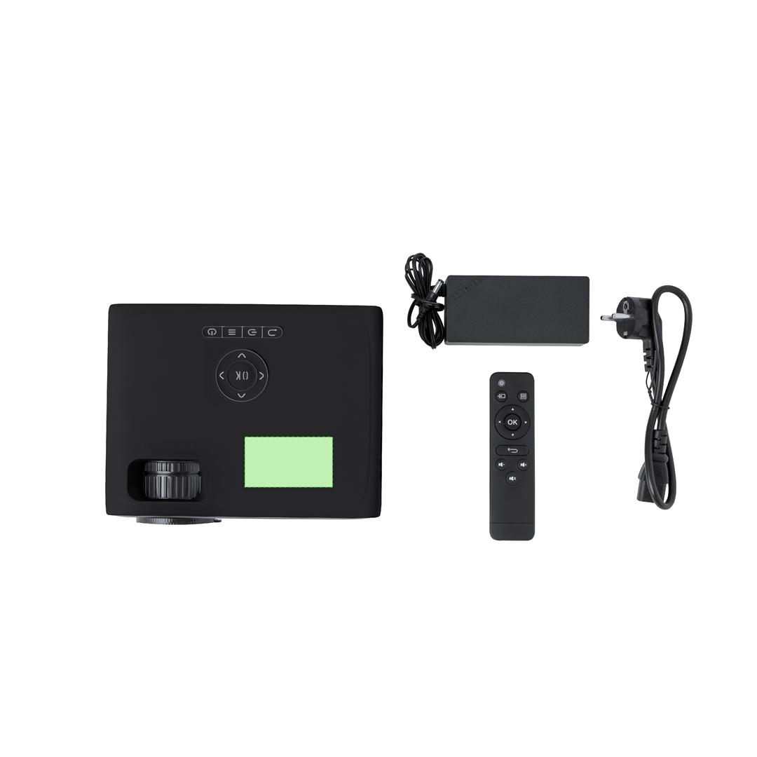 Proyector portátil 720P con WiFi, Bluetooth y altavoz integrado de 5W