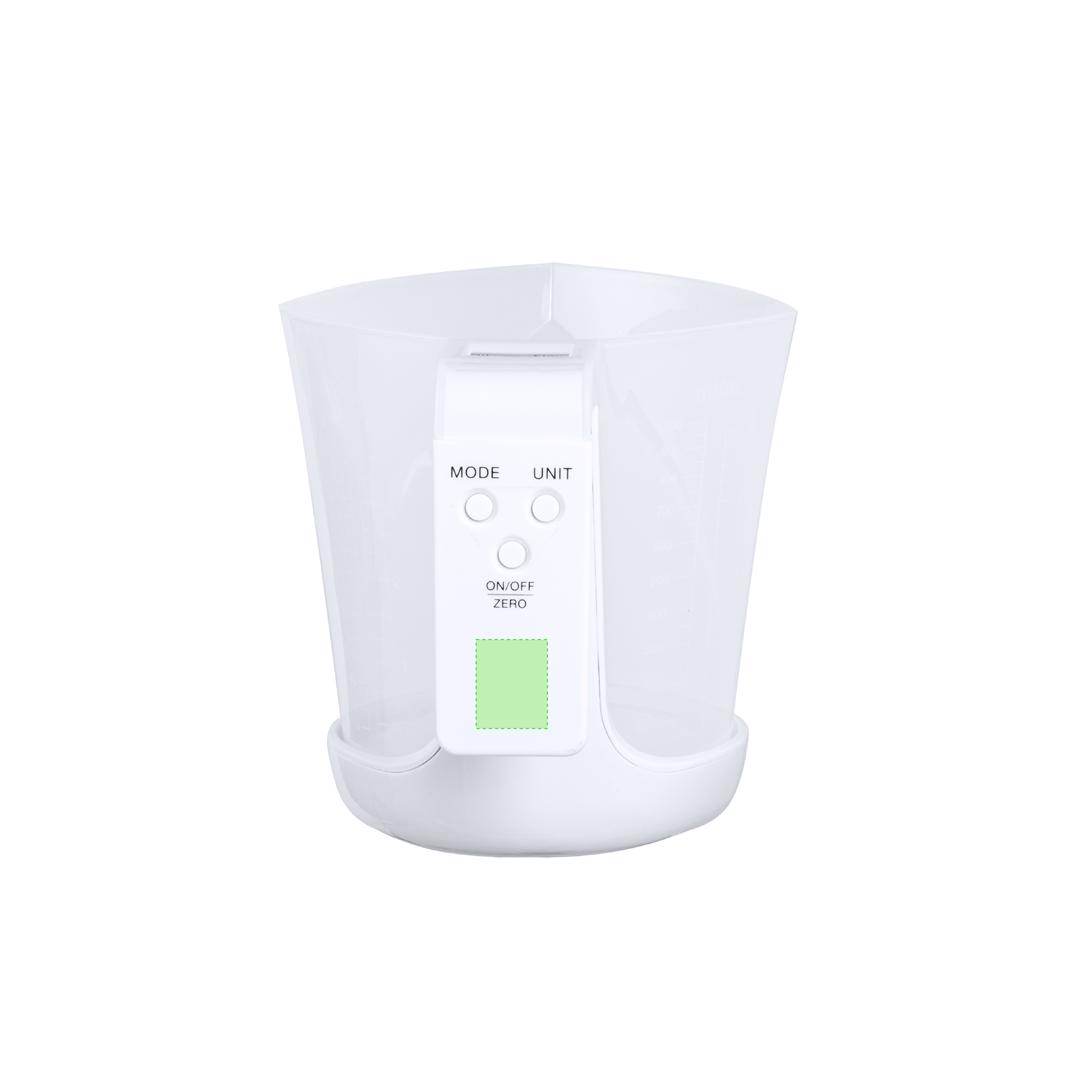 Báscula con jarra medidora con pantalla digital hasta 5 kg