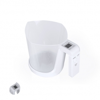 Báscula con jarra medidora con pantalla digital hasta 5 kg
